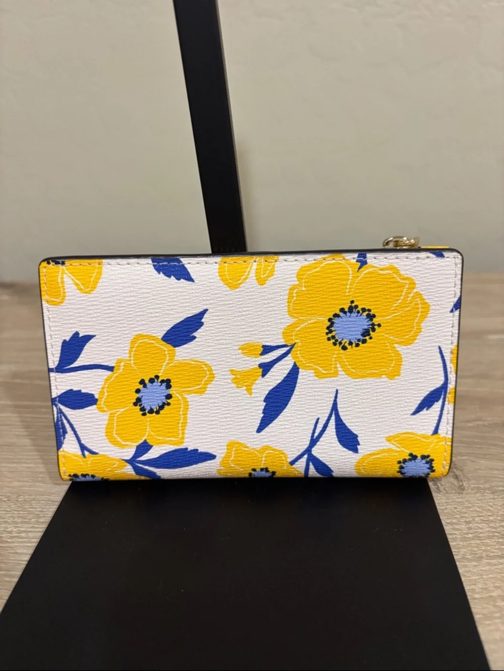 kate spade Yellow & Blue Floral Zip Wallet - Picture 3 of 6